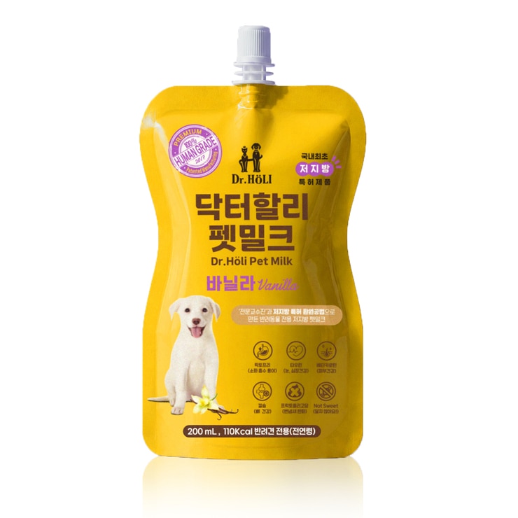 닥터할리 펫밀크 바닐라 200ml x 10 /최소 구매 2 닥터할리 펫밀크 바닐라 200ml x 10 /최소 구매 2