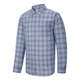 카운테스마라 남성 긴소매 린넨 셔츠 - 블루, M