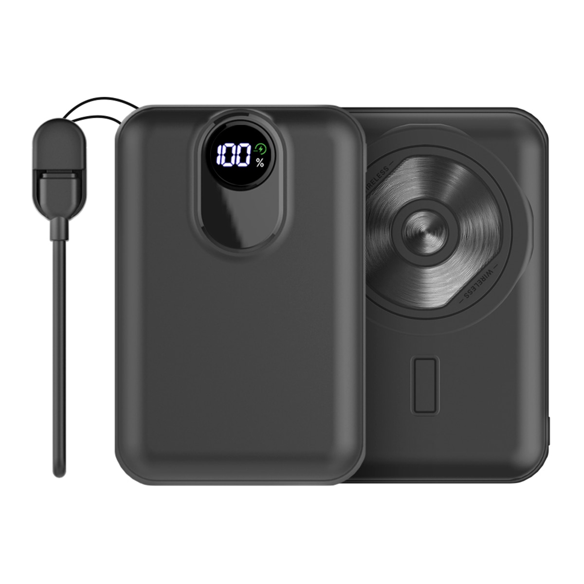 스마텍 맥세이프 보조배터리 C타입 & 8핀 일체형 - 블랙 스마텍 맥세이프 보조배터리 C타입 & 8핀 일체형 - 블랙