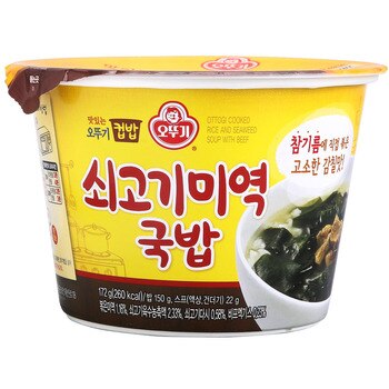오뚜기 맛있는 컵밥 쇠고기미역국밥 172g x 12입 오뚜기 맛있는 컵밥 쇠고기미역국밥 172g x 12입