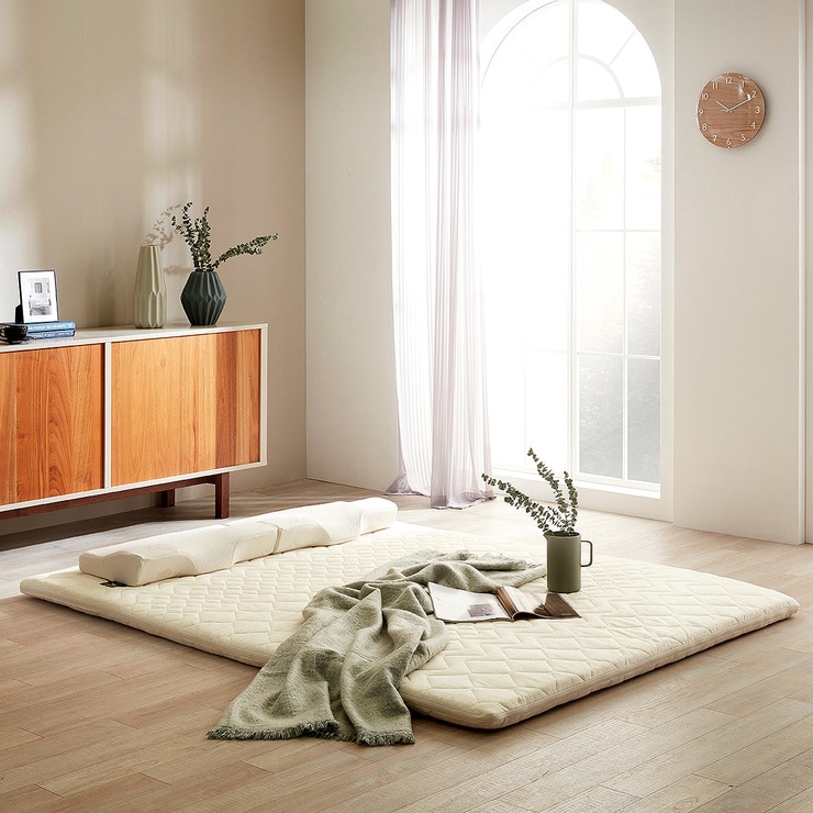 럭스나인 천연라텍스 토퍼 핫앤쿨에어 (7cm)-퀸