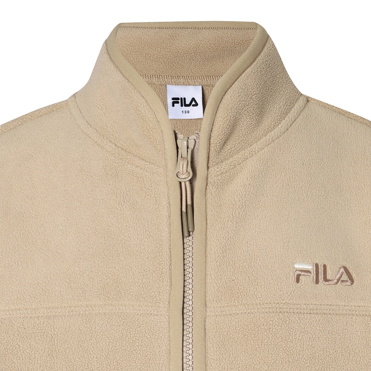 휠라 키즈 보아 플리스 자켓 - 베이지 휠라 키즈 보아 플리스 자켓 - 베이지