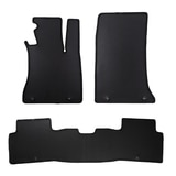 뉴베너 PVC 벌집 차량용 카매트 1+2열 - 블랙