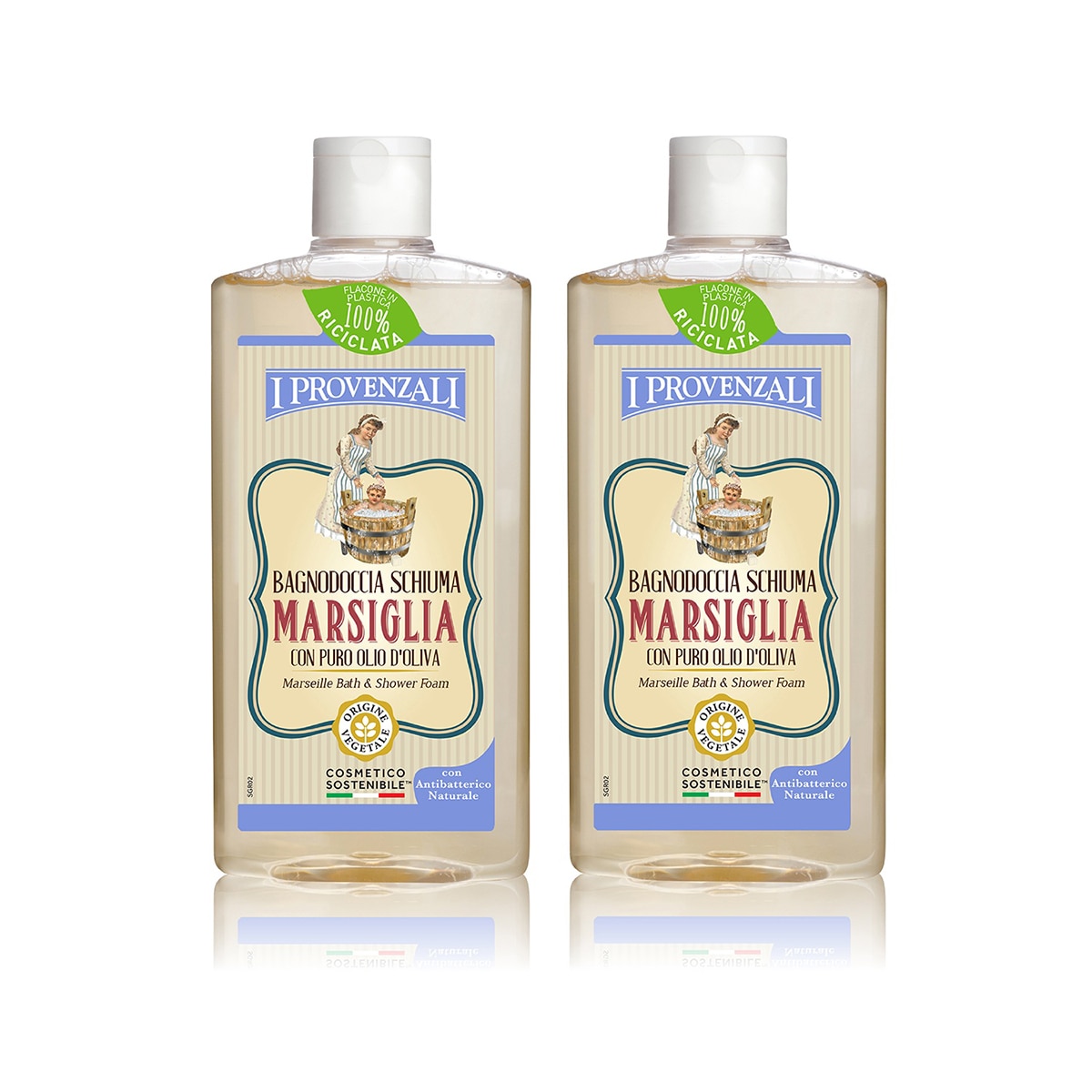 이 프로벤잘리 배스 앤 샤워 폼 400ml x 2 - 마르세유