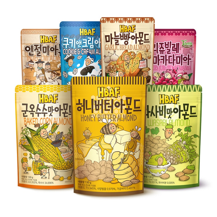 HBAF 아몬드 6종 & 마카다미아 1종 코스트코 코리아