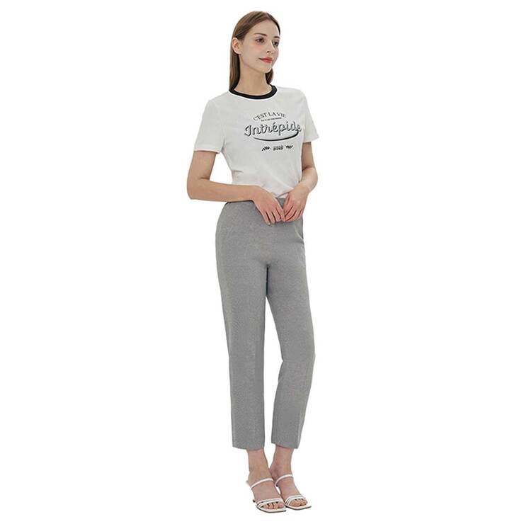 SOUP 여성 슬림핏 팬츠 - 그레이