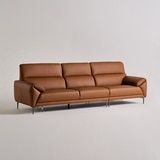 다우닝 데이지 전체 천연가죽 소파 4인