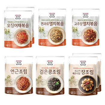 종가집 상온반찬 6종혼합팩1호 종가집 상온반찬 6종혼합팩1호
