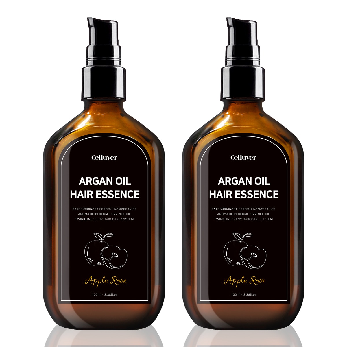 셀러버 아르간 오일 헤어 에센스 100ml x 2개 - 비너스 (애플로즈향)