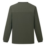 네파 남성 우븐 긴팔 포켓 크루티 - 딥카키