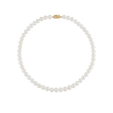 바니찌 7.5mm 아코야 해수진주 비드 목걸이 베이직
