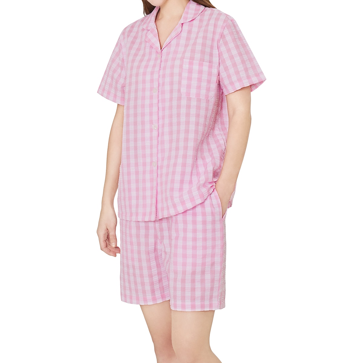 코데즈 컴바인 여성 시어서커 파자마 세트