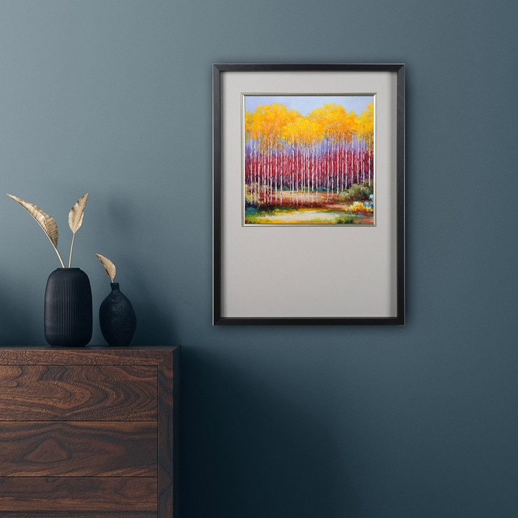 지클레 아트포스터 56x80cm - 환상의 자작나무 숲 II