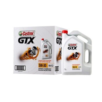 캐스트롤 GTX 합성엔진오일 5W-30 6L 3개 캐스트롤 GTX 합성엔진오일 5W-30 6L 3개