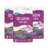 모나리자 자연이 좋은 3겹 화장지 30m x 30롤 x 3