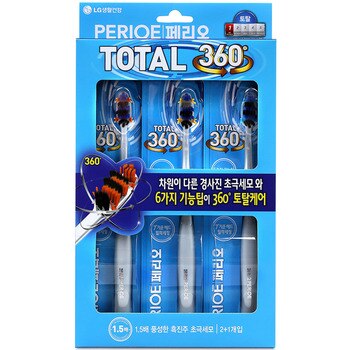페리오 토탈 360도 흑진주 초극세모 칫솔 3입 x 4팩 페리오 토탈 360도 흑진주 초극세모 칫솔 3입 x 4팩