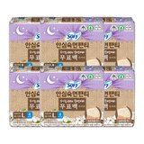 쏘피 유기농 무표백 안심숙면팬티  4개x 6팩