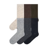 싹스탑 여성 램스울 양말 6족 - 솔리드