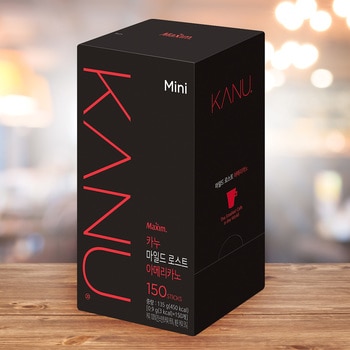 카누 미니 마일드 로스트 커피 0.9g x 150스틱 x 6 카누 미니 마일드 로스트 커피 0.9g x 150스틱 x 6