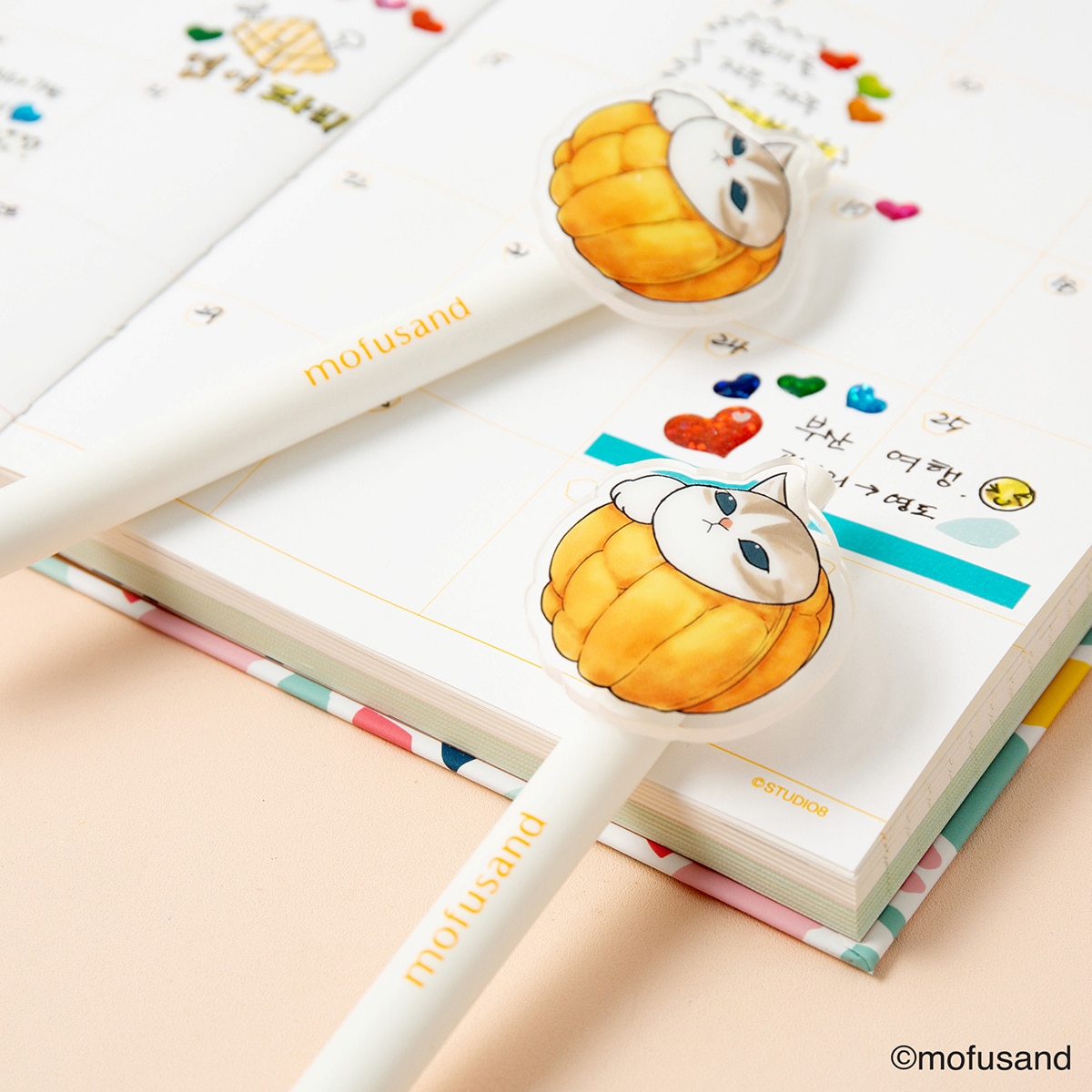 모프샌드 아크릴 젤펜 5개 - 호두과자