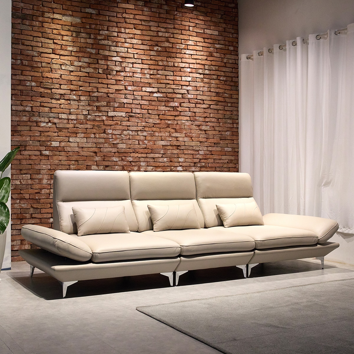 사트바 꼬모에디션 스윙쿠션 소파 4인