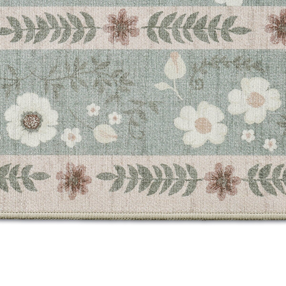 Wyatt&Ash 워셔블 러그 & 러너 세트 - 민트