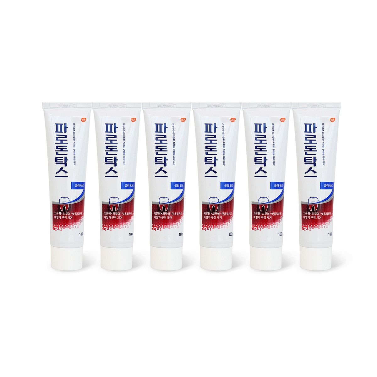 파로돈탁스 쿨링민트 치약 100g x 6