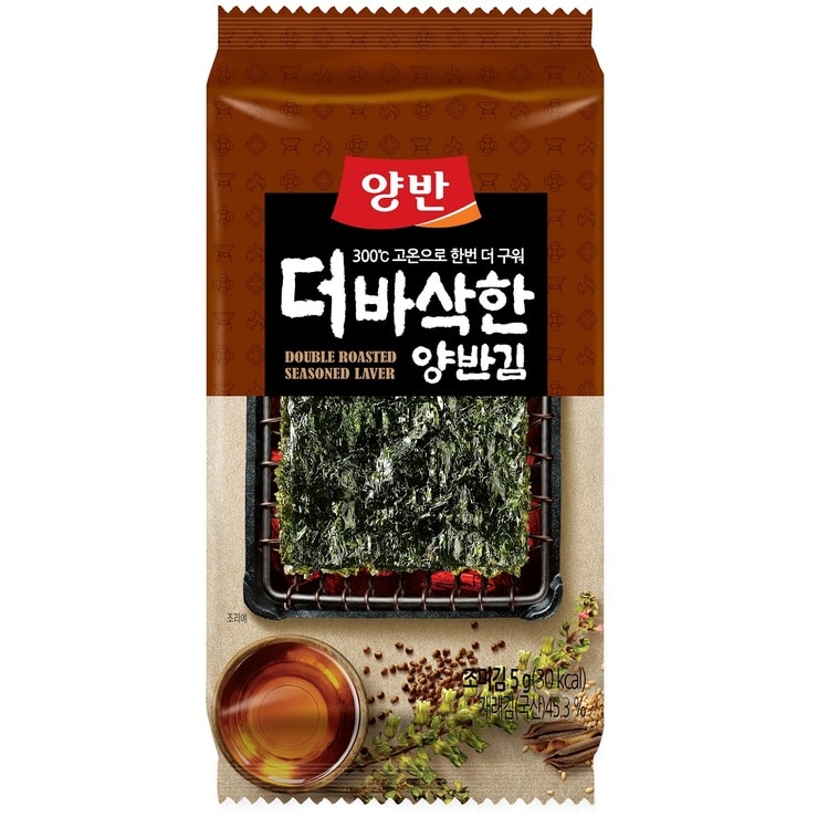 양반 더 바삭한 김 5g x 60봉 양반 더 바삭한 김 5g x 60봉